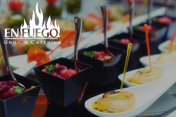 graphic for En Fuego Grill & Catering.